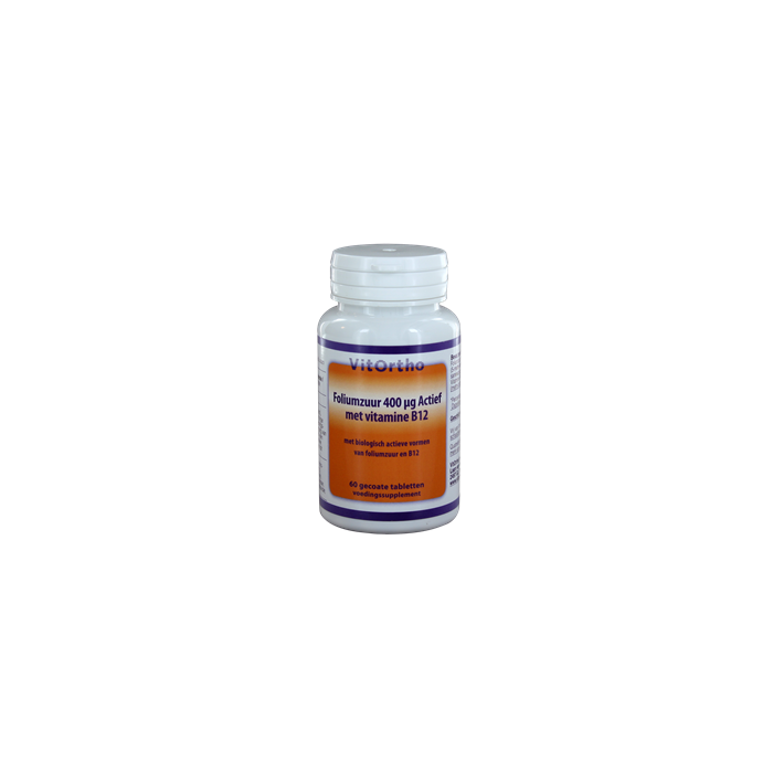 Foliumzuur 400 Actief met vitamine B12