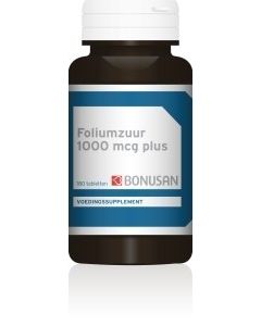 Bonusan Foliumzuur 1000 mcg plus