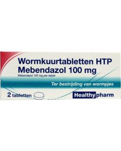 Healthypharm Mebendazol CF 100 mg wormkuur tabletten
