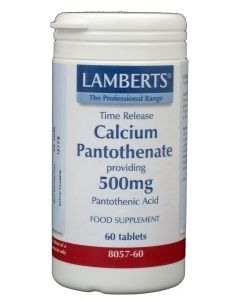 Lamberts Calcium Pantothenaat 500mg TR