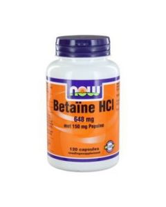 NOW Betaïne HCl 648 mg