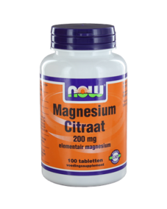 NOW Magnesium Citraat 200mg