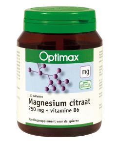 Optimax Magnesium 250 mg + vitamine B6
