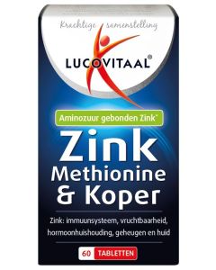 Lucovitaal Zink Methionine & Koper