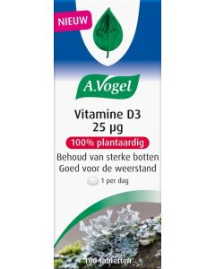 A. Vogel Vitamine D3 25ug 100 tabletten